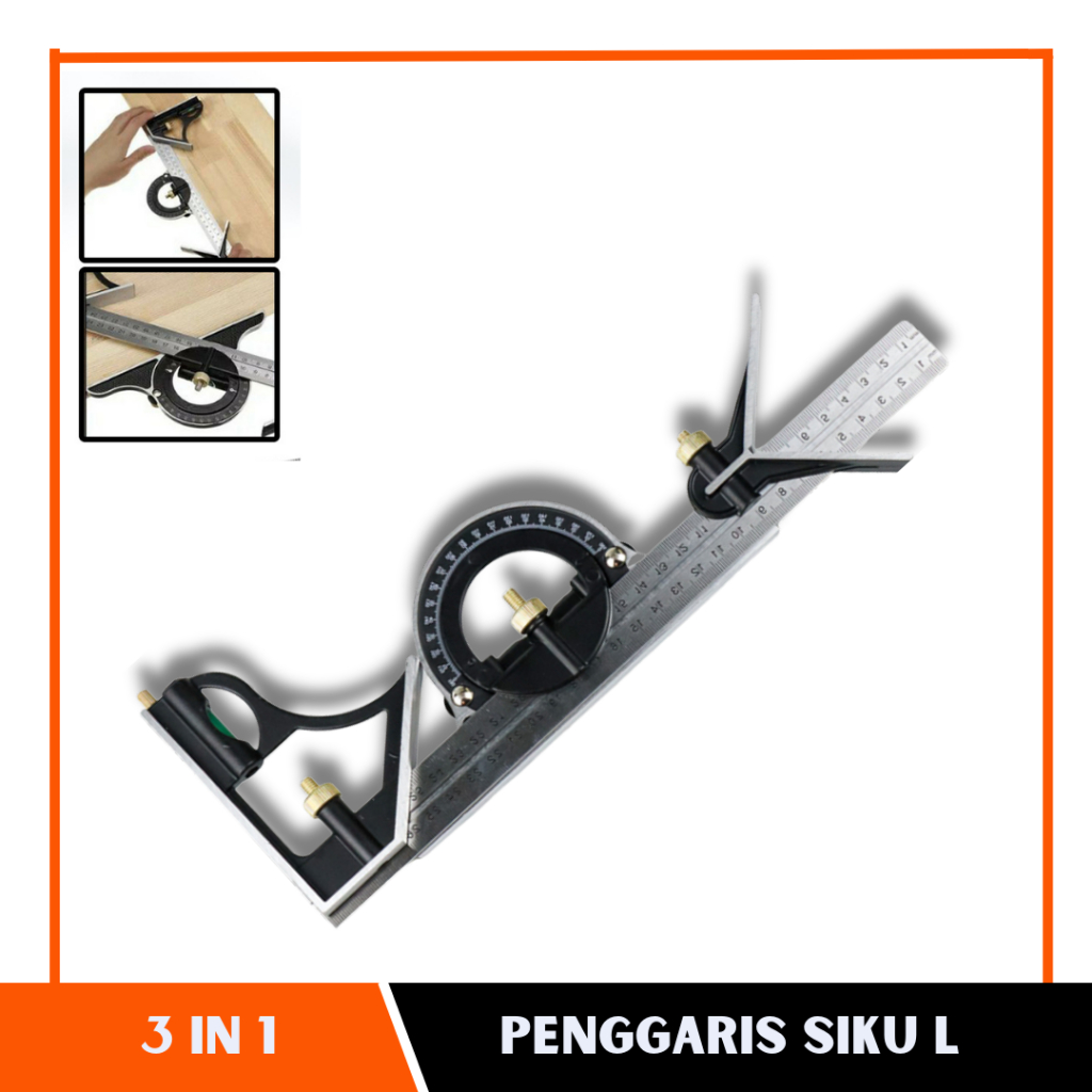 Jual Waterpass Inch Penggaris Siku L Cm Penggaris Sudut Presisi Air Geser Serbaguna Alat