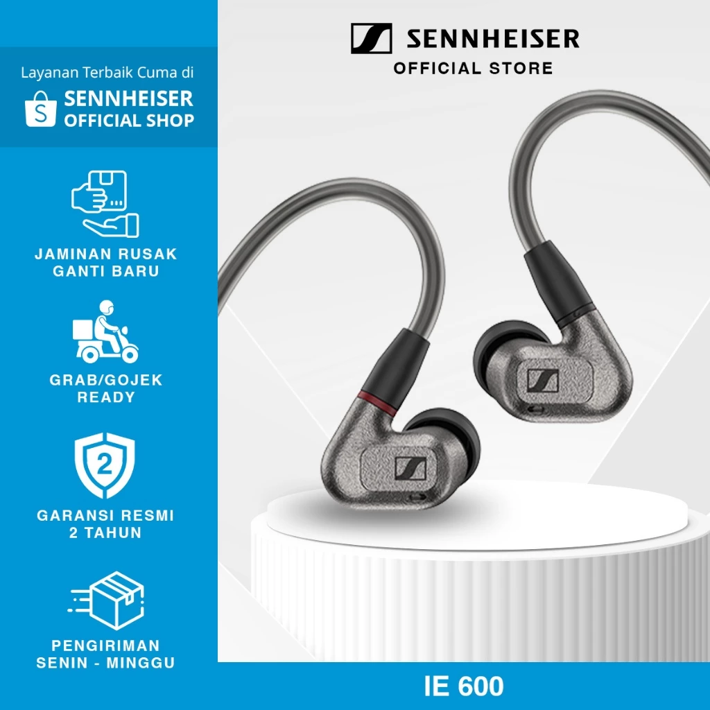 SENNHEISER IE 600 Premium Audiophile in-Ear Earphone