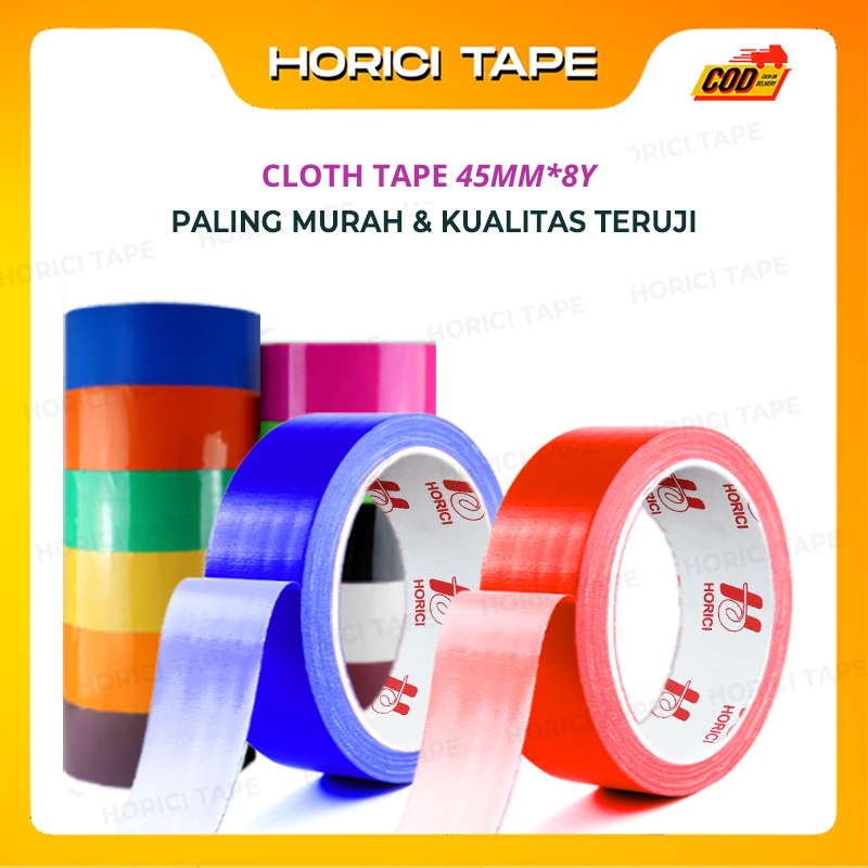 Jual Horici Cloth Tape Mm Y Isolasi Warna Lakban Kain Perekat Super