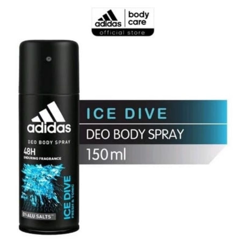 Jual Adidas Deo Body Spray Ice Dive 150ml Shopee Indonesia