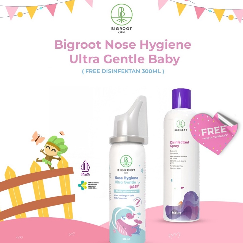 Jual 11.11 Sale The First Halal Nose Hygiene Ultra Gentle Baby 50mL Di ...