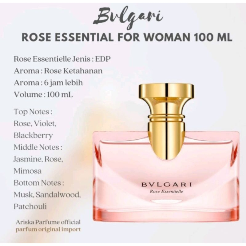 Aroma parfum bvlgari rose essentielle best sale