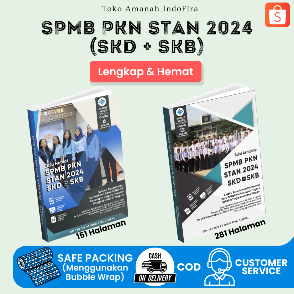 Jual Versi Terbaru SPMB PKN STAN 2024 [SKD + SKB] (Edisi Lengkap ...