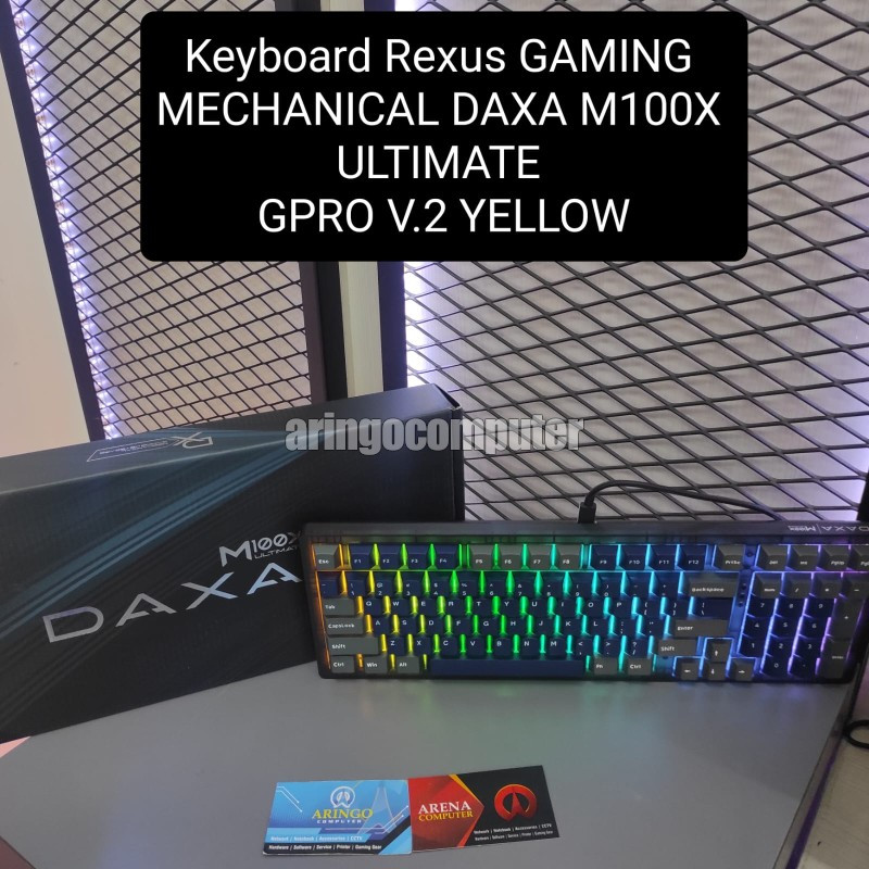 Jual Keyboard Rexus GAMING MECHANICAL DAXA M100X ULTIMATE GPRO V.2 ...