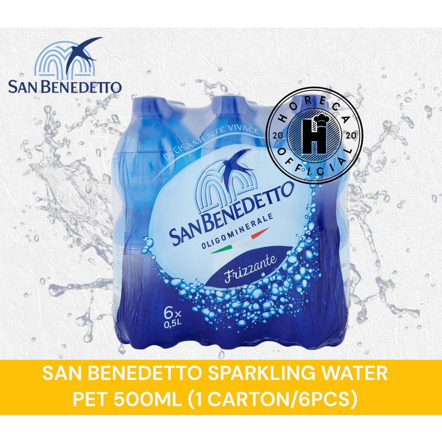 Jual SAN BENEDETTO SPARKLING WATER 500ML 1 CARTON (6PCS) Shopee Indonesia