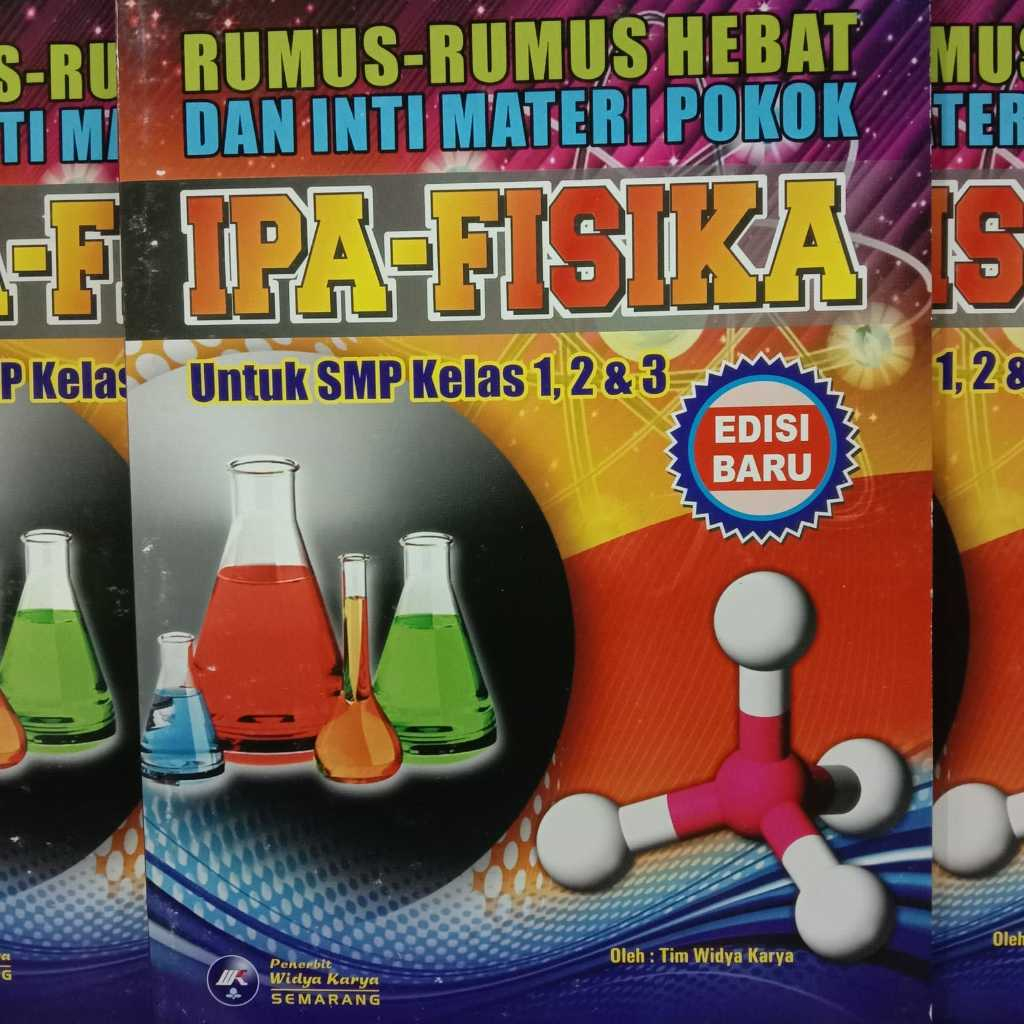 Jual BUKU RUMUS IPA Fisika Untuk SMP / MTs KELAS 1 2 3 / 7 8 9 Lengkap ...