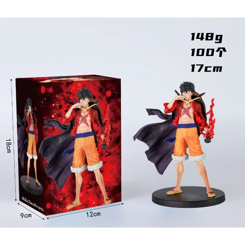 Jual ACTION FIGURE ONE PIECE MONKEY D. LUFFY JUBAH HITAM HAKI FIST ...