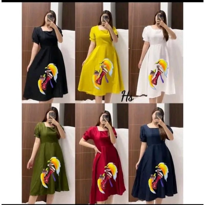 Jual Dress lukis | Shopee Indonesia