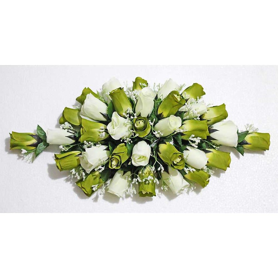 Jual bunga plastik hias artificial mobil pengantin flower wedding car