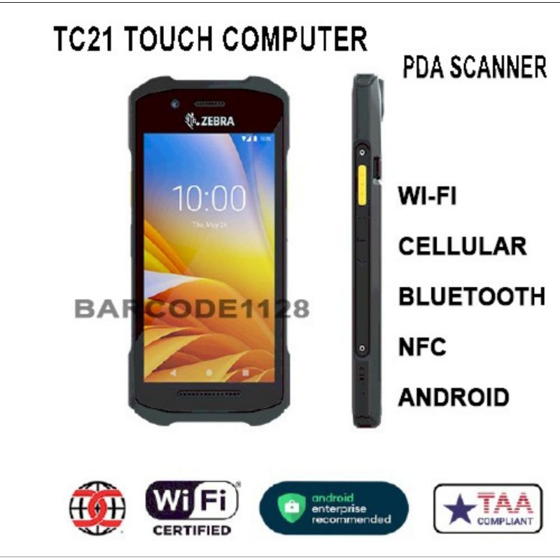 Jual SCANNER BARCODE PDA ZEBRA TC21 TOUCH MOBIL COMPUTER ANDROID ...