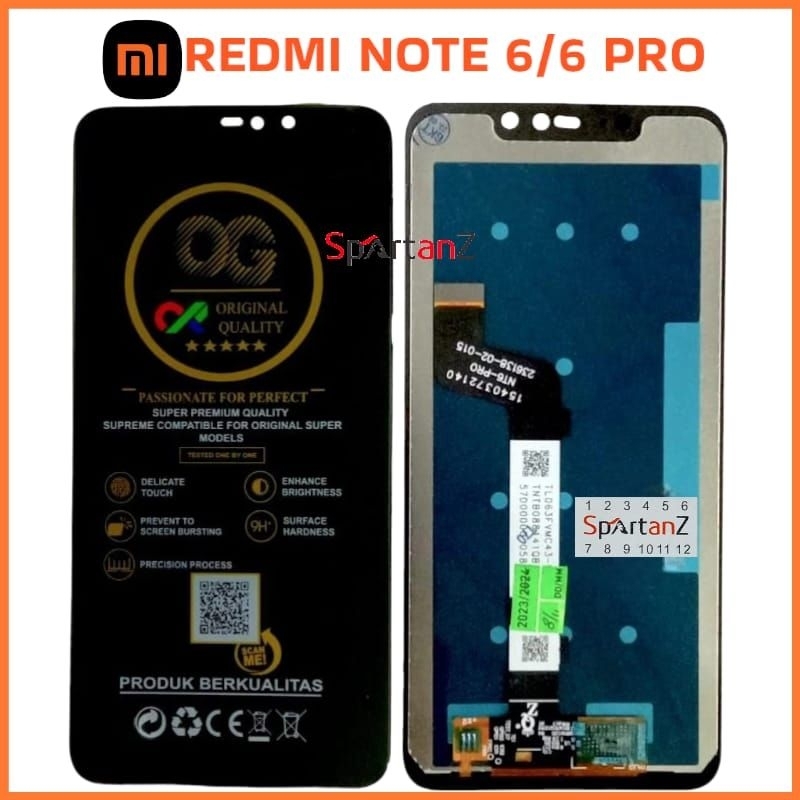Jual Lcd Touchscreen Xiaomi Redmi Note 6 / 6 Pro FULLSET | Shopee Indonesia