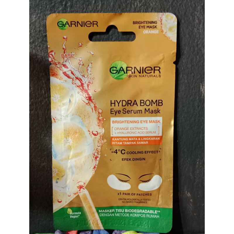 Jual GARNIER HYDRA BOMB Eye Serum Mask 6g Shopee Indonesia