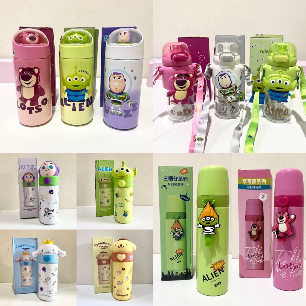 Jual Termos Kepala Stainless Karakter Sanrio Buzz Lotso Alien Pompompurin Cinamoroll Kuromi My