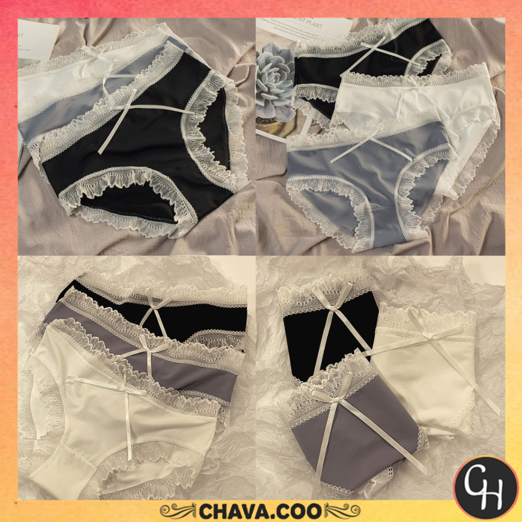 Jual CHAVA | CD1497 Celana Dalam Transparan Polos CD Seamles Pita Renda ...