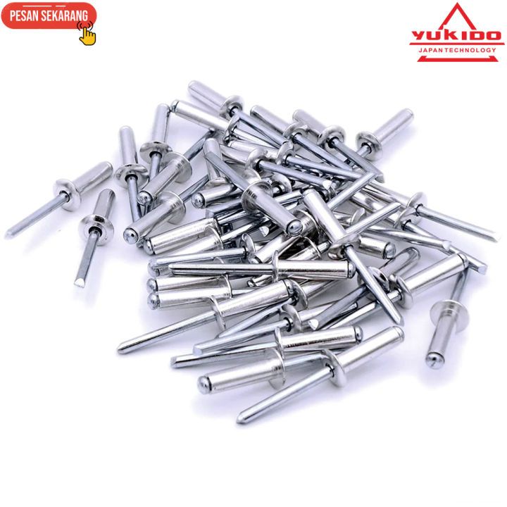 Jual MURAH DAN HEMAT!!! lengkap Paku Rivet ISI 250 / 500 PCS Rivet ...