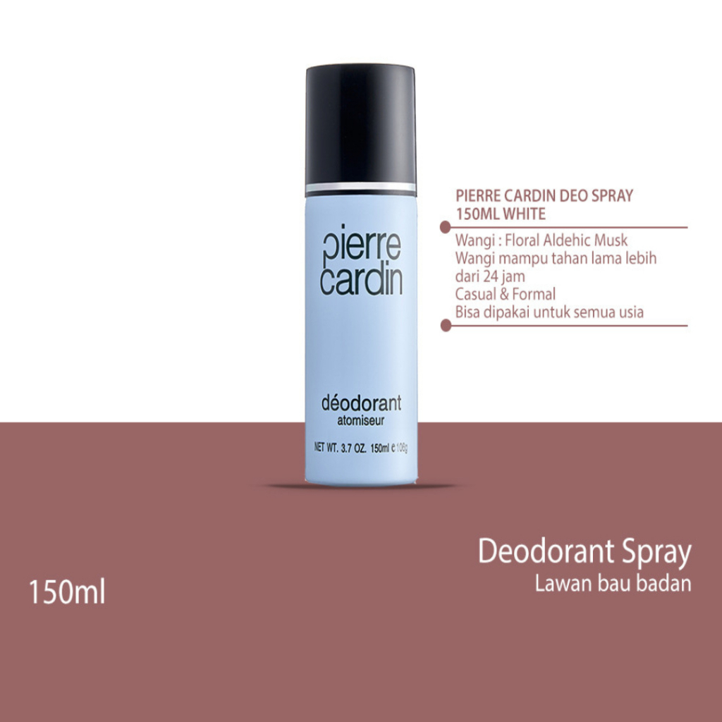 Jual Pierre Cardin Deodorant Spray 150ml | Shopee Indonesia
