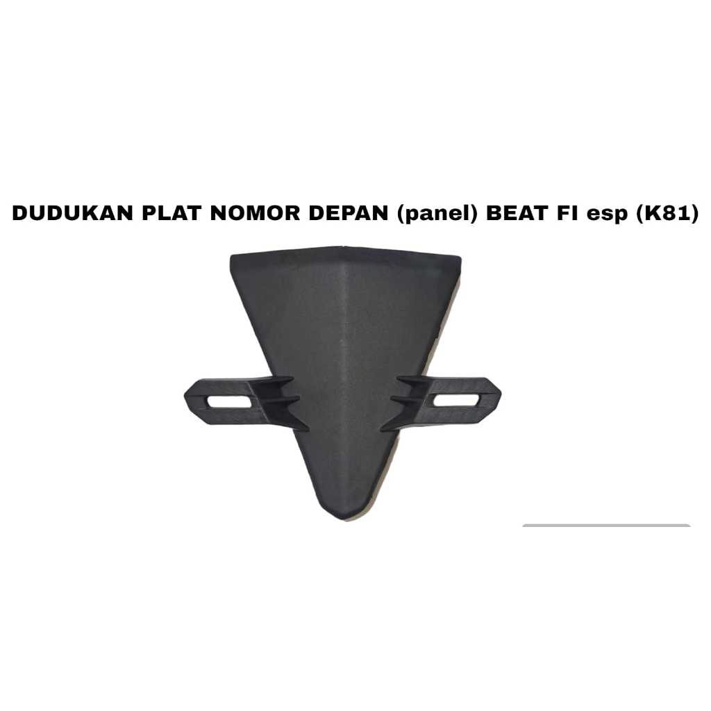 Jual Dududkan Plat Nomer Depan ( Panel ) Beat F1 Esp 2020 ( K81 ...