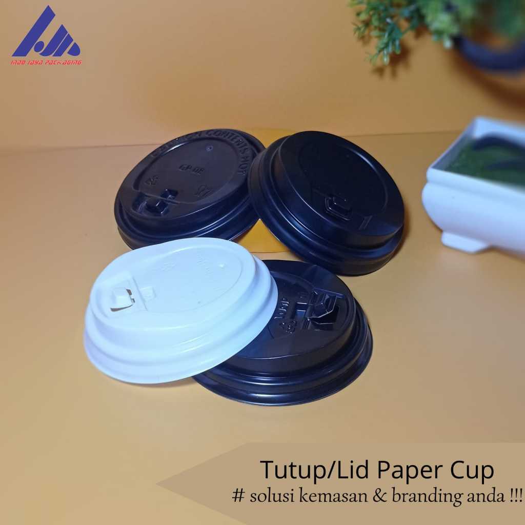 Jual Tutup/Lid Paper Cup 8 oz, 12oz Double Wall | Shopee Indonesia