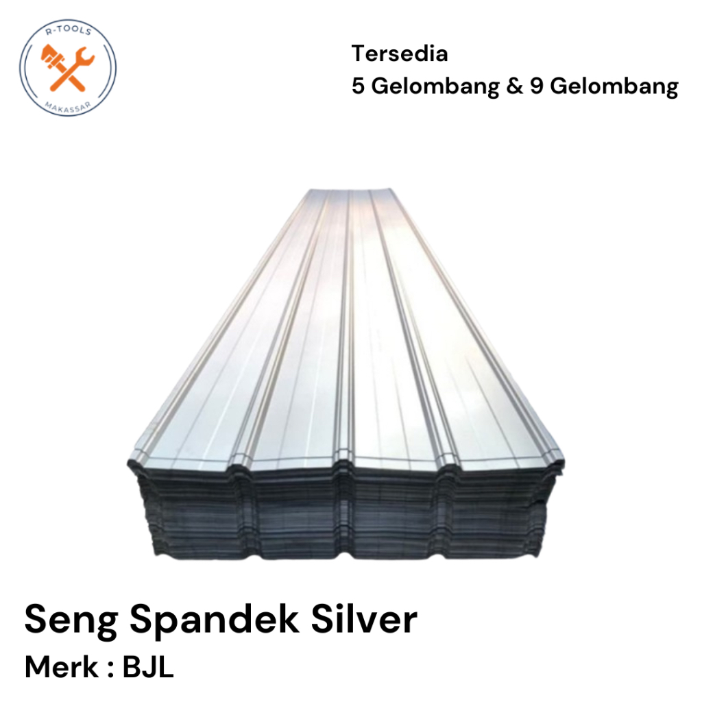 Jual Spandek Tebal Ombak \/ Spandex Atap \/ Seng Spandeck \/ Spandek 5 gelombang \/ Spandek 9 ...