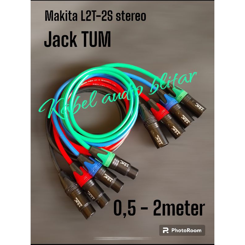 Jual Kabel Input Audio Jack Canon Xlr Tum Male To Female Lengkap Kabel Makita Canare L T S