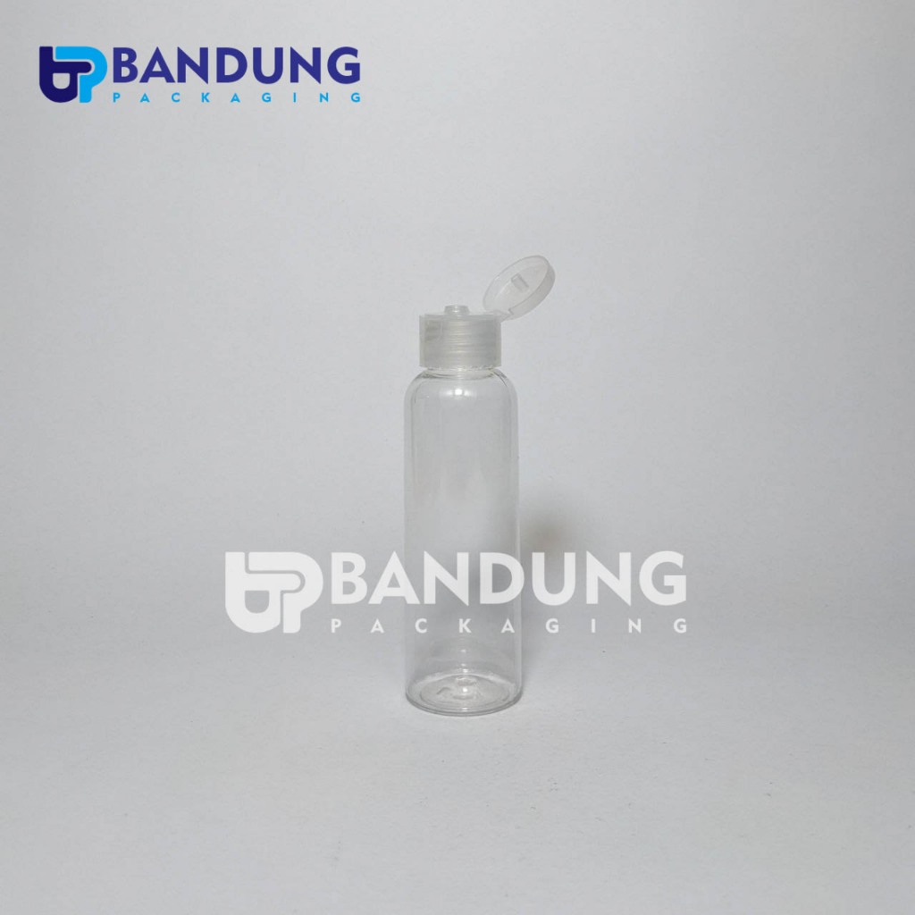 Jual Fliptop Plain Clear - Botol BR100ML Putih Hitam Clear Amber N24 ...