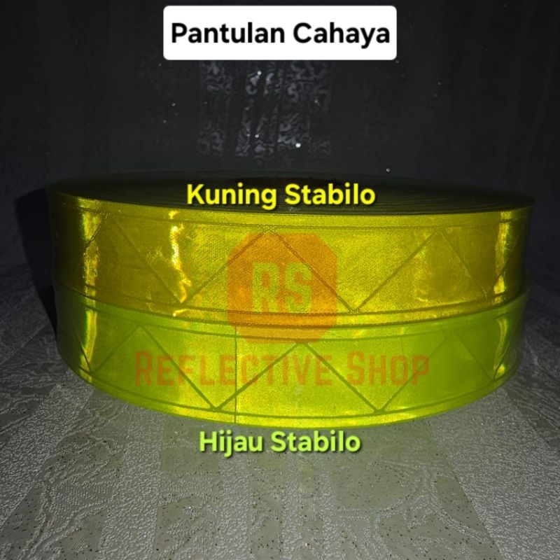 Jual Scotchlite PVC Motif Segitiga 2,5 cm isi 50 Meter / Scotlight ...