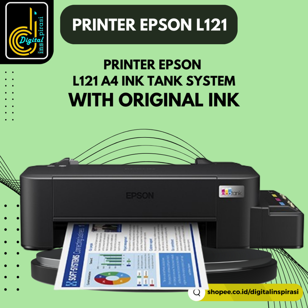 Jual Printer Epson L121 Garansi Original Pengganti L120 Ink Tank A4 Inktank L121 Printer Foto 9706