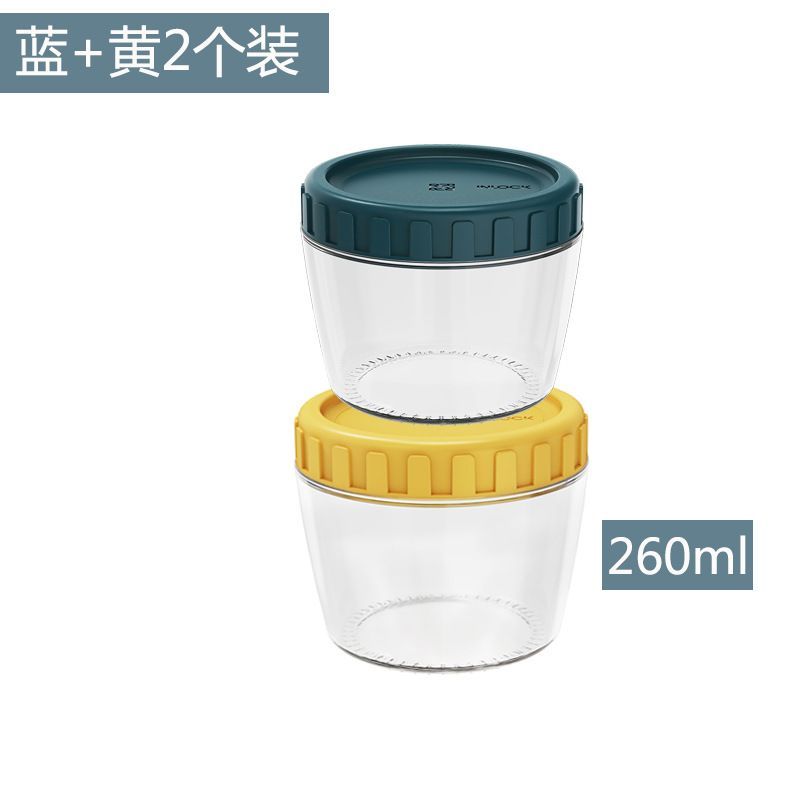 Jual Container Kaca Tutup Plastik Set 2 pcs 260ml | Shopee Indonesia