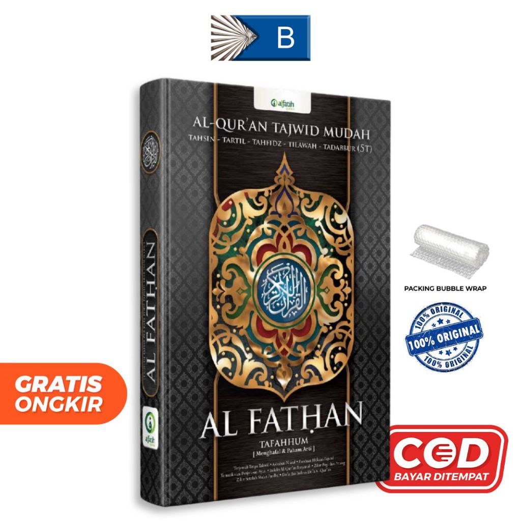 Jual Al Quran Hafalan AL FATHAN A4 HC Besar Terjemah Perkata Tajwid ...