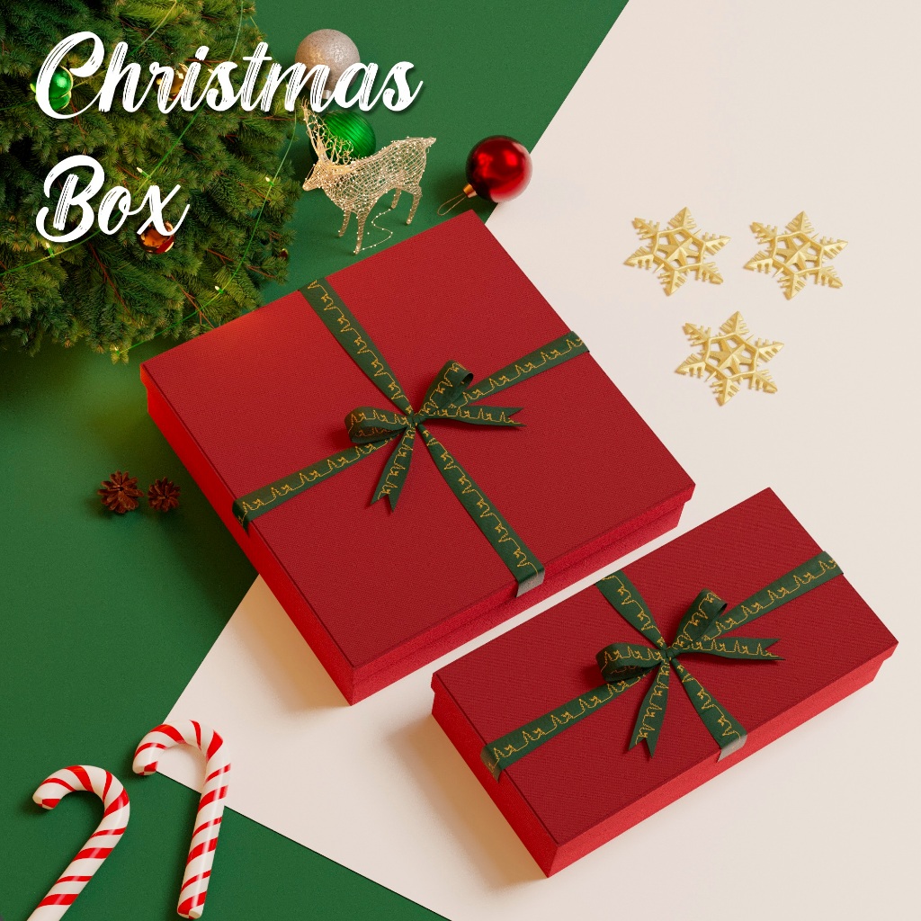 Jual Elmer Living Hard Box Christmas Series | Premium Box | Shopee ...