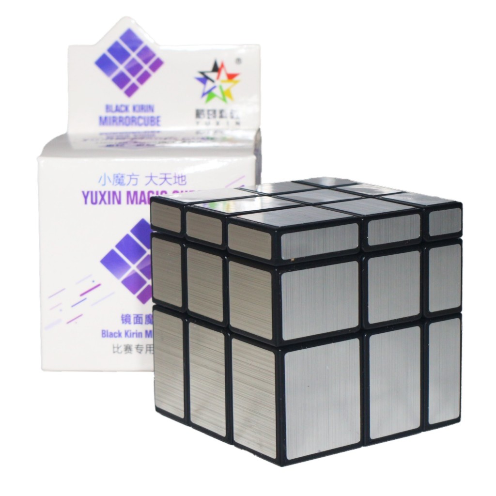 Jual Rubik 3x3 Mirror Yuxin Black Kirin Mirror Silver ORIGINAL | Shopee ...