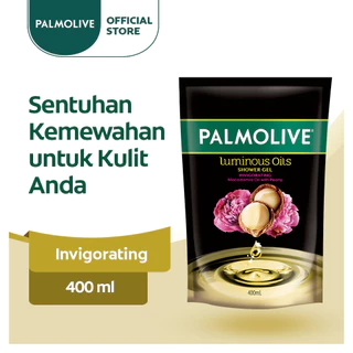 Palmolive Luminous Oils Shower Gel Invigorating Pouch 400ml - Sabun Mandi Cair