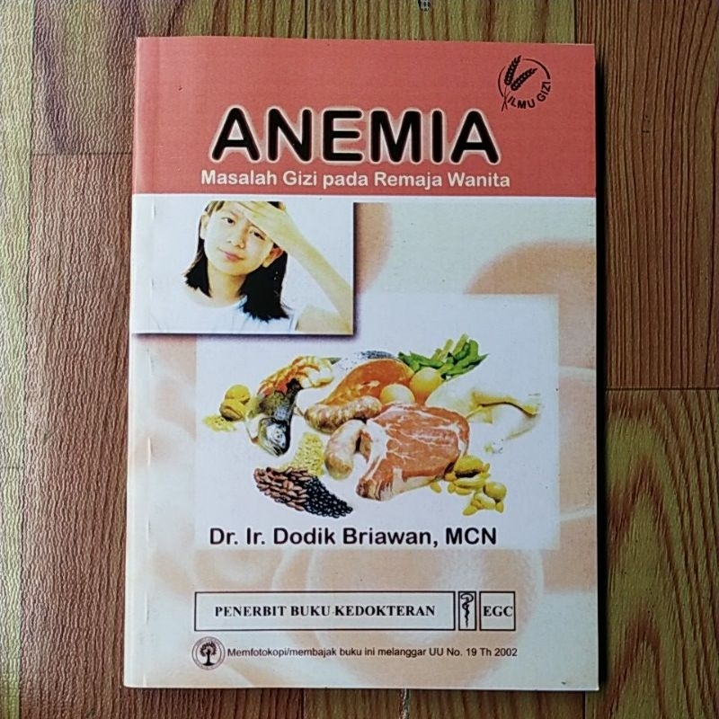 Jual BUKU ANEMIA MASALAH GIZI PADA REMAJA WANITA | Shopee Indonesia