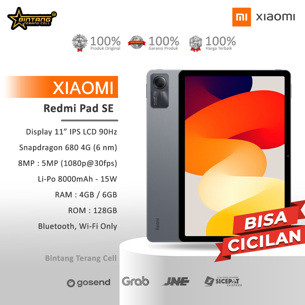 Jual Xiaomi Redmi Pad 4GB RAM Terlengkap & Harga Terbaru Februari 2024