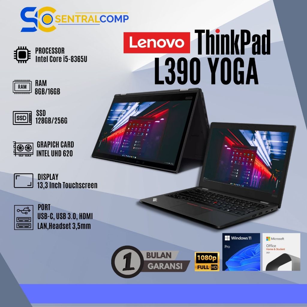 jual-laptop-lenovo-thinkpad-l390-yoga-x390-l380-2in1-i5-8365u-touch