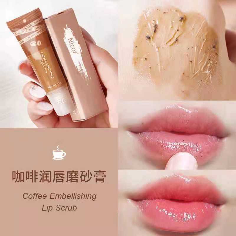Jual NICOR LIP SCRUB Scrub Bibir Pelembap Bibir Dengan Varian Rasa