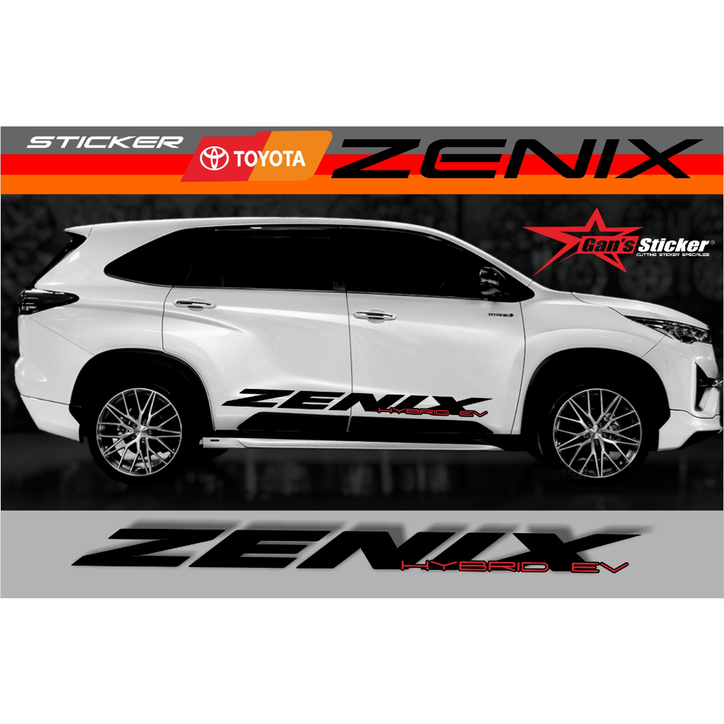 Jual sticker all new toyota zenix | Shopee Indonesia