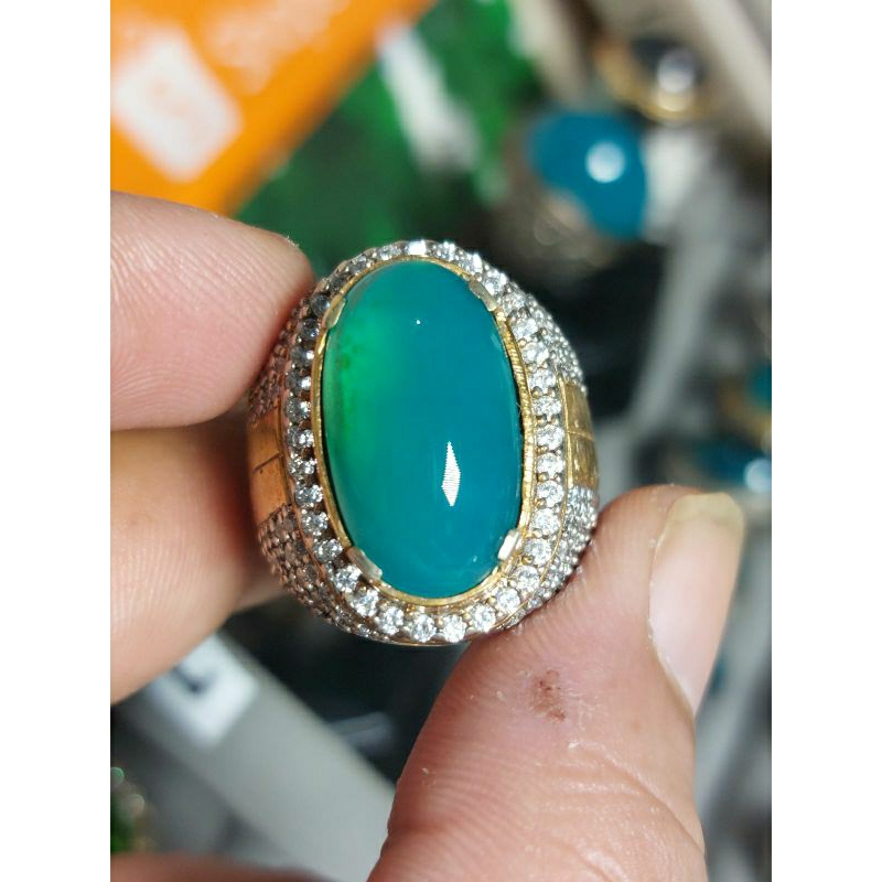 Jual Batu Bacan Gulau Material Crystal - Perak Micro Setting | Shopee ...