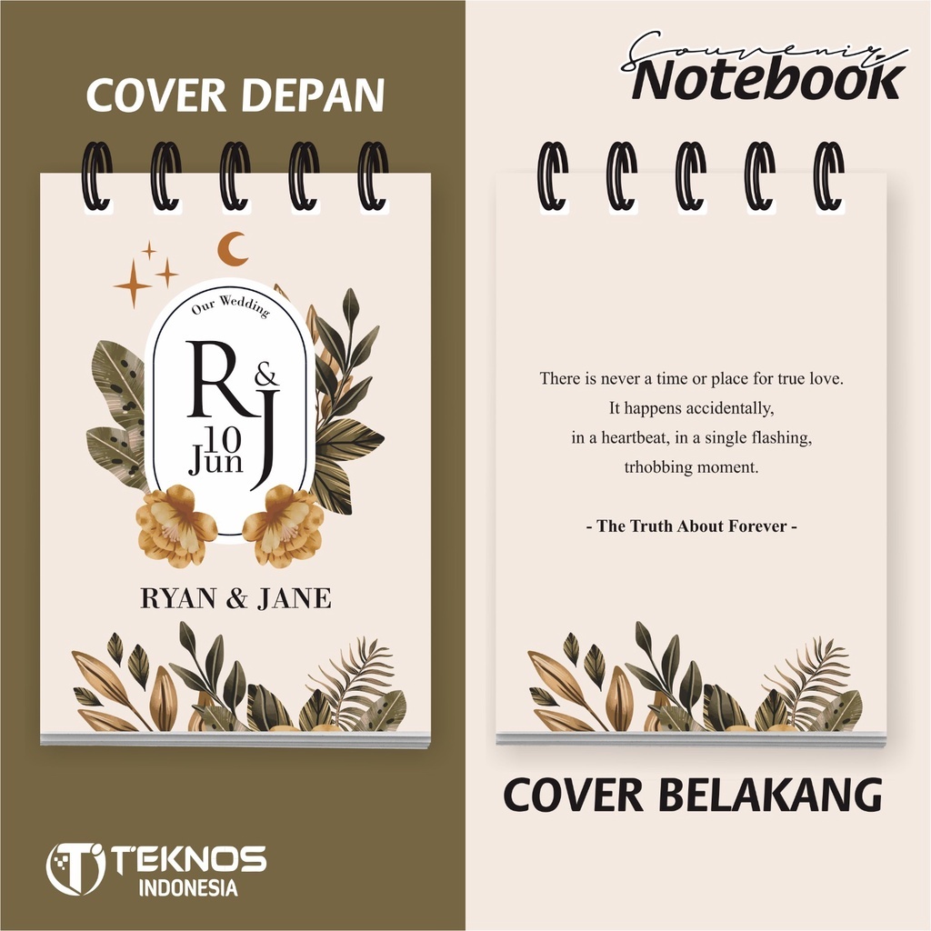 Jual SOUVENIR PERNIKAHAN NOTEBOOK MURAH KEKINIAN | Shopee Indonesia
