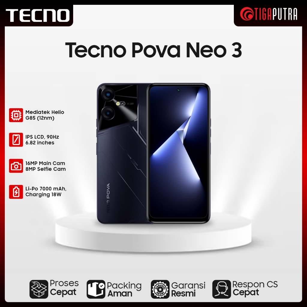 Jual Tecno Pova Neo 3 (RAM 8GB, ROM 128GB, Refresh Rate 90Hz, Fast ...