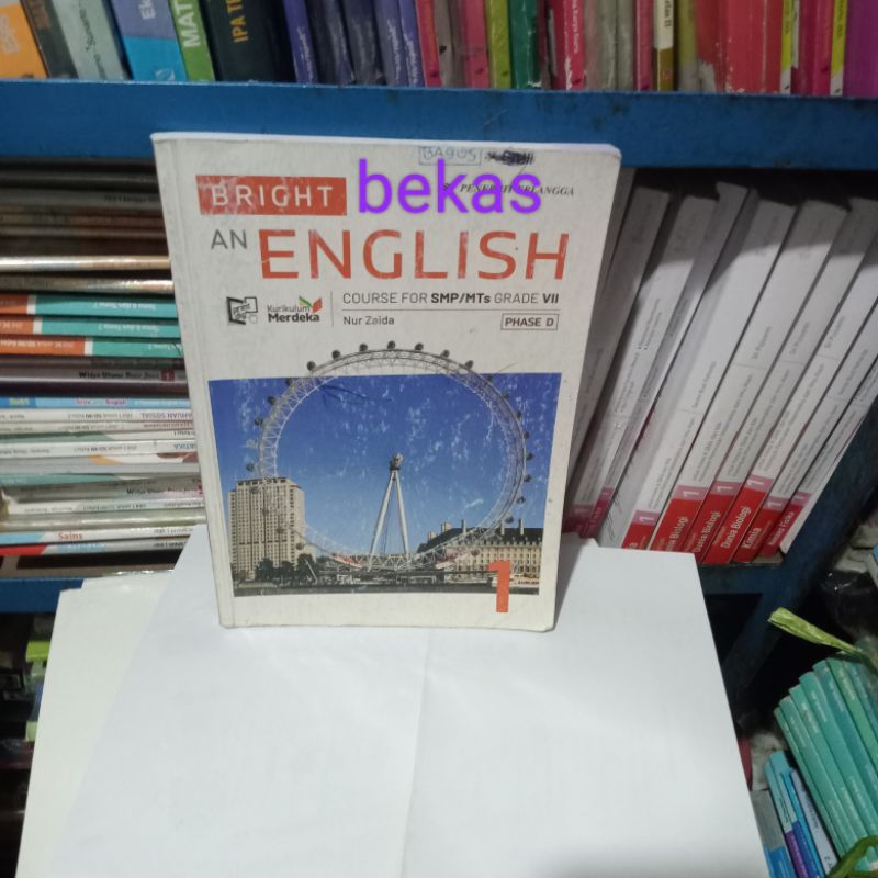 Jual Buku BRIGHT AN ENGLISH Kurikulum Merdeka COURSE FOR SMP/MTs GRADE ...