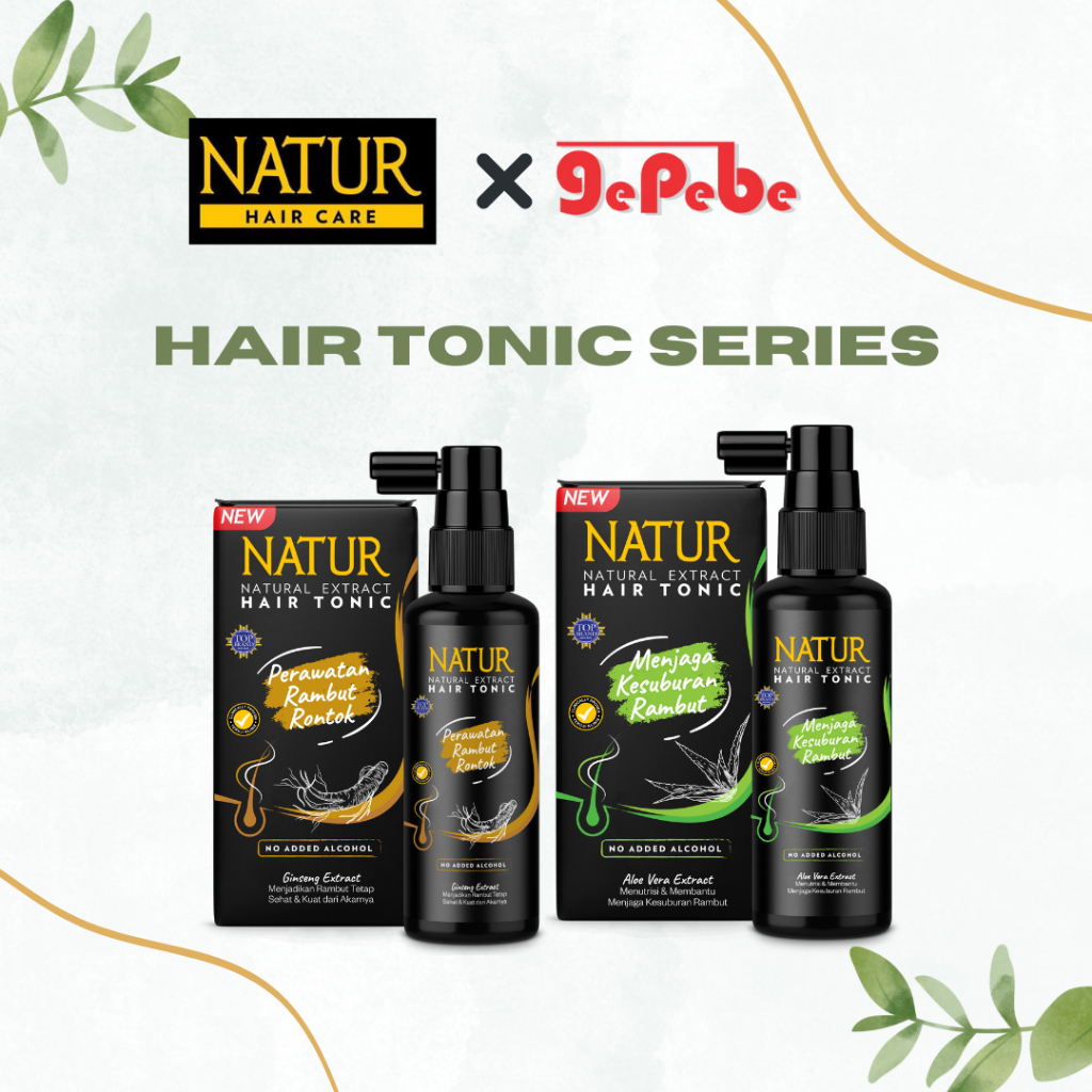 Jual Natur Hair Tonic / Penyubur Rambut 90ml FREE SACHET | Shopee Indonesia