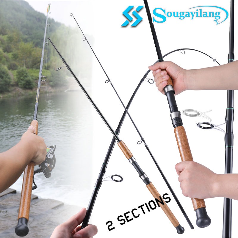 Jual Sougayilang Joran Pancing 2 Bagian 1.8M Joran Pancing Putar Kuat ...