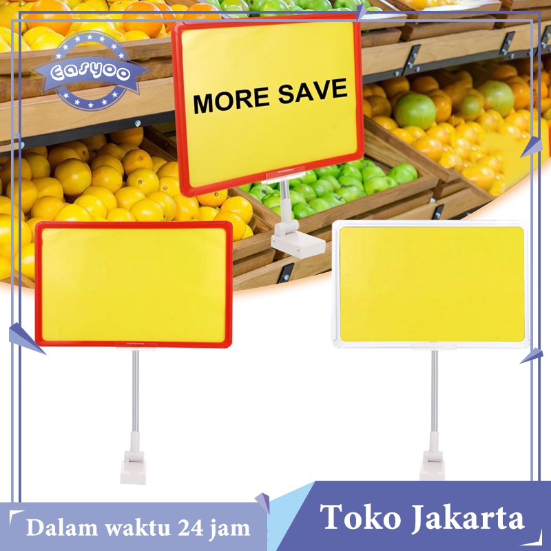 Jual A4 Price Display Holder Magnet Pop up Frame Promo A4 Standing ...