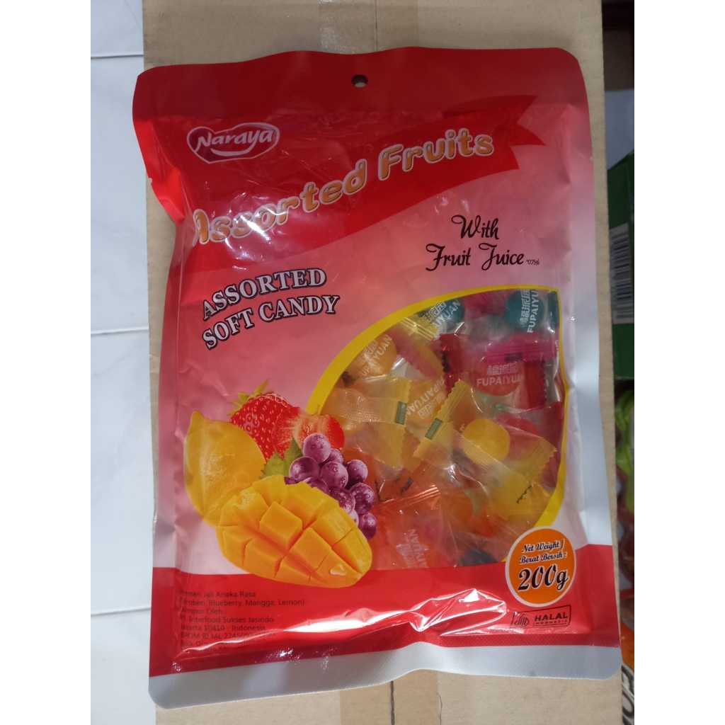 Jual NARAYA PERMEN SOFT CANDY ASSORTED MANGO 200GR | Shopee Indonesia