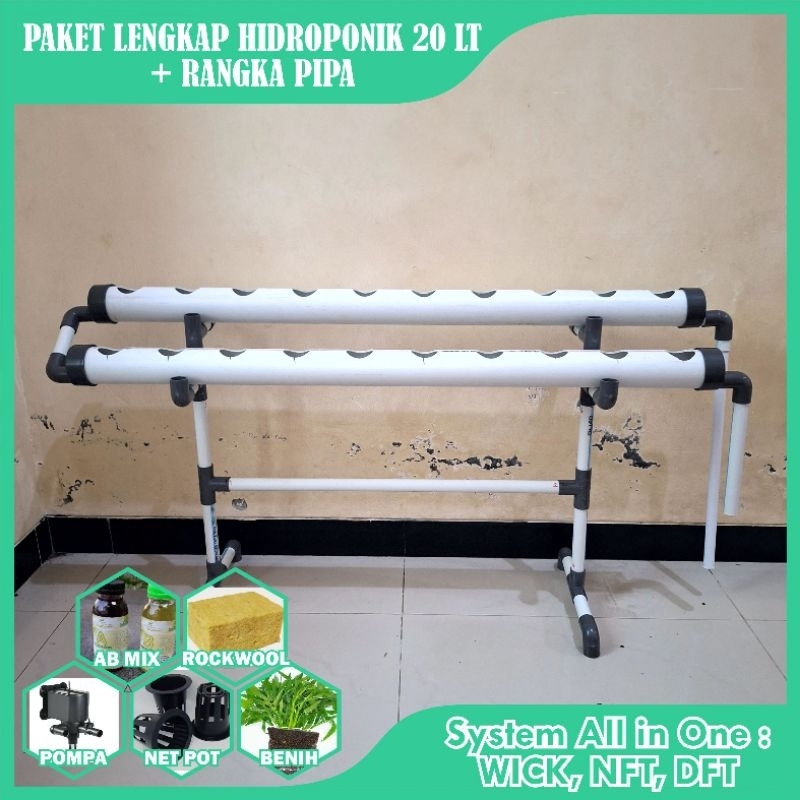 Paket Instalasi Hidroponik 20 LT