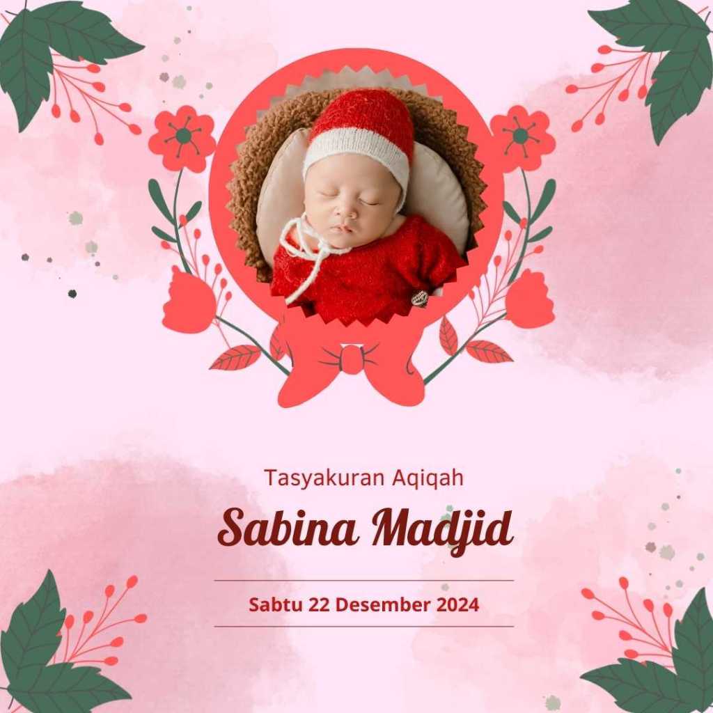 Jual Undangan Digital Tasyakuran Aqiqah As5 Shopee Indonesia 9686