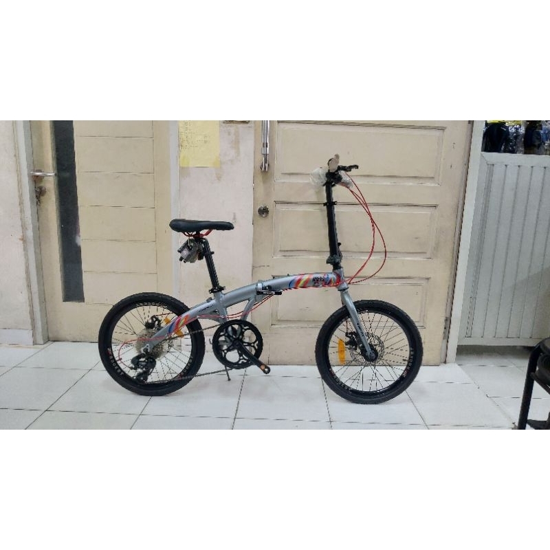 Jual Sepeda Lipat 20 inch Wimcycle Pocket Rocket Alloy | Shopee Indonesia