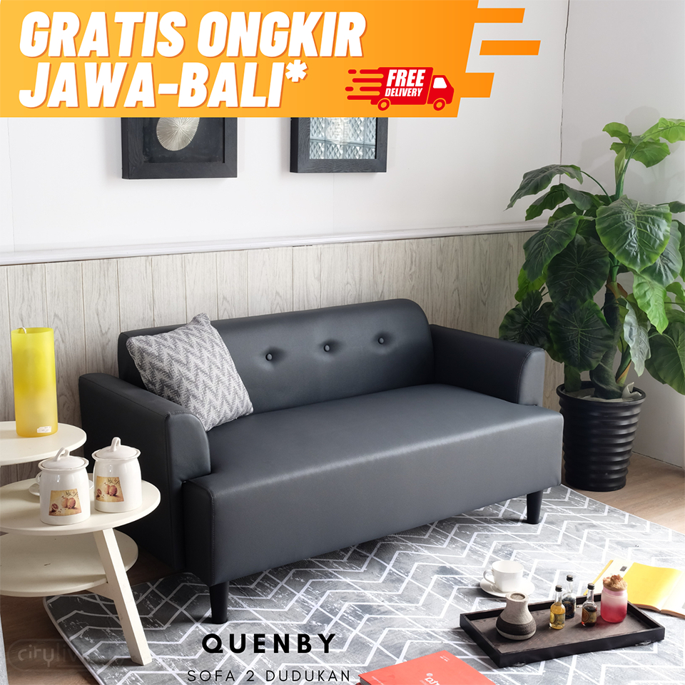 Jual City Living Quenby Sofa 2 Dudukan Dan 1 Dudukan Minimalis Free