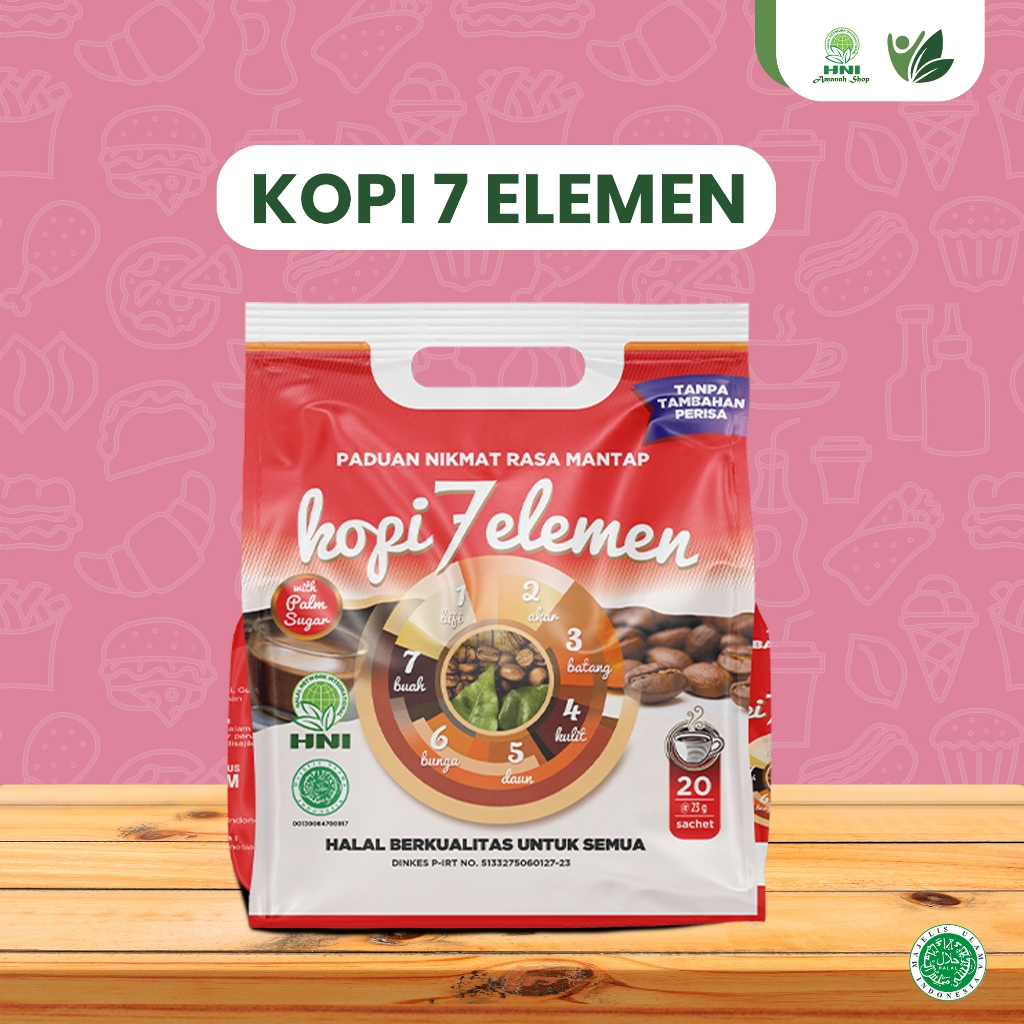 Jual Kopi 7 Elemen Sevel Pouch Hni Hpai Shopee Indonesia